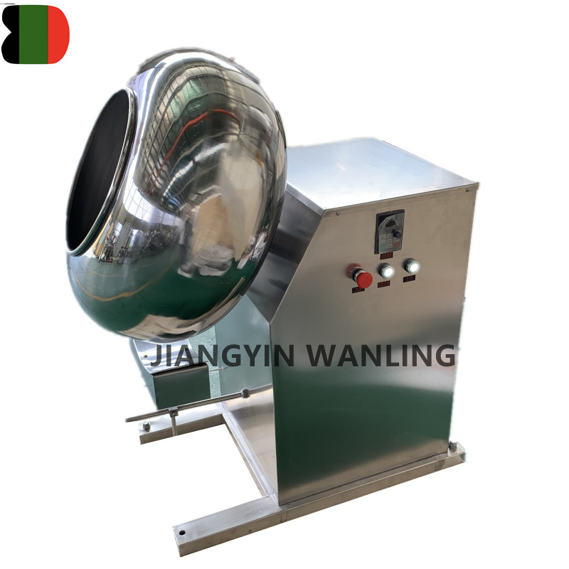 BTJ Stainless Steel Peanut Almond Nuts Sugar Candy Coating Pan Mesin